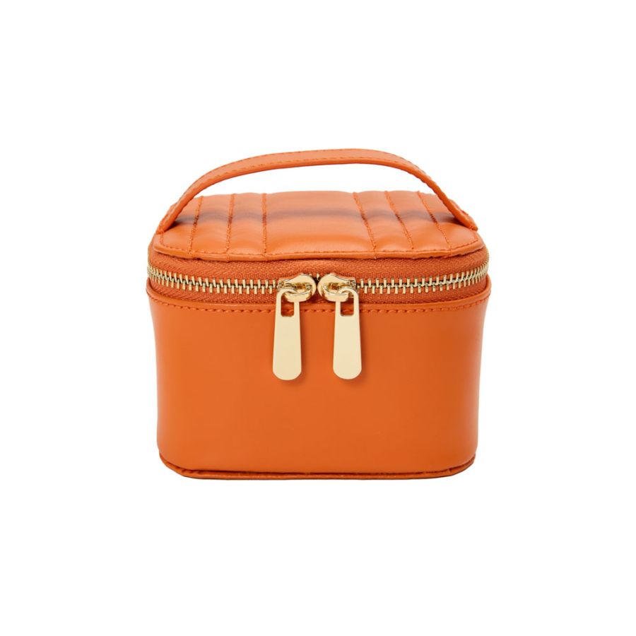 Jewelry Zip Cube - Maria - Tangerine