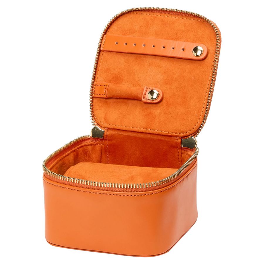 Jewelry Zip Cube - Maria - Tangerine