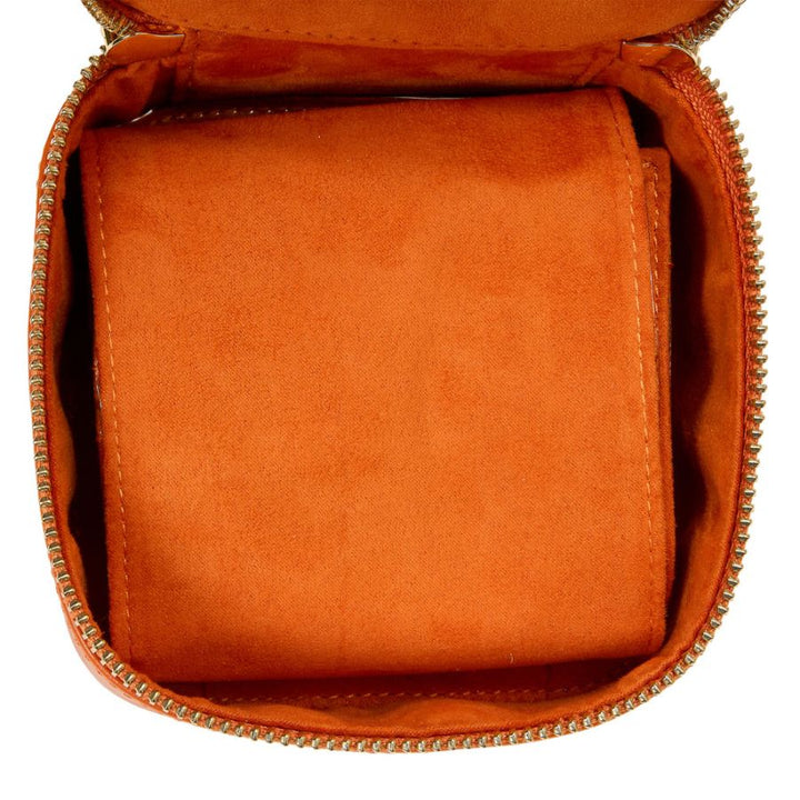 Jewelry Zip Cube - Maria - Tangerine