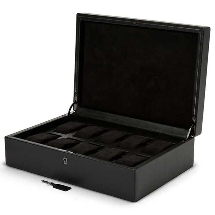 Watch Box - British Racing 10 Piece - Black