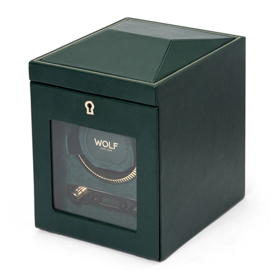 Watch Winder - British Racing Single - Green