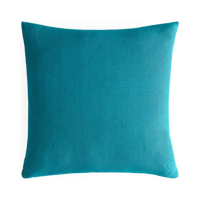 Peacock Beaded Cushion