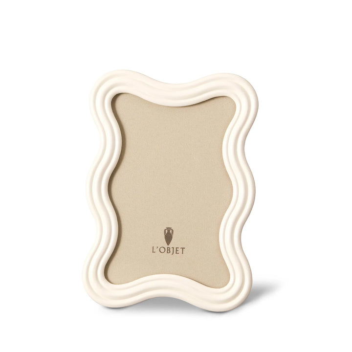 Ripple Frame - White Enamel - 10x15 cm