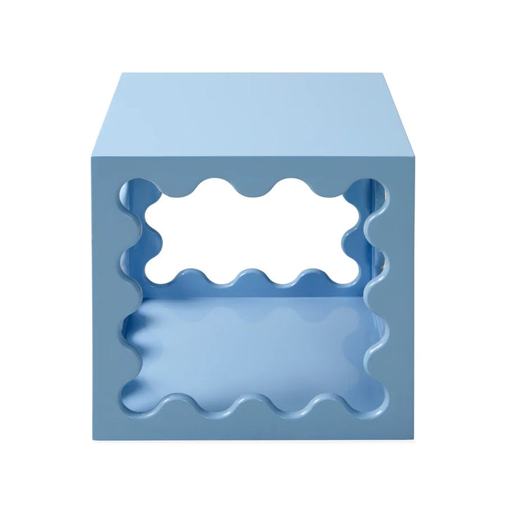 SHOWROOM - Ripple Lacquer Cube - Blue