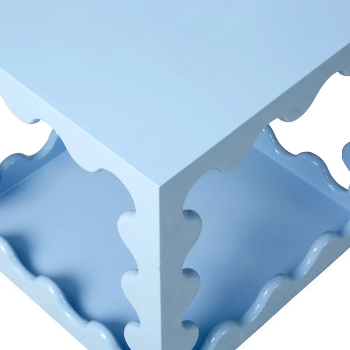 SHOWROOM - Ripple Lacquer Cube - Blue