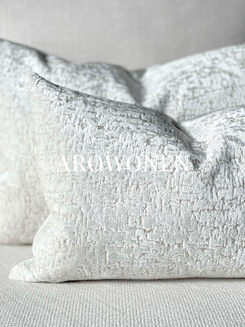 Decorative Cushion - Zephyr - White Frost