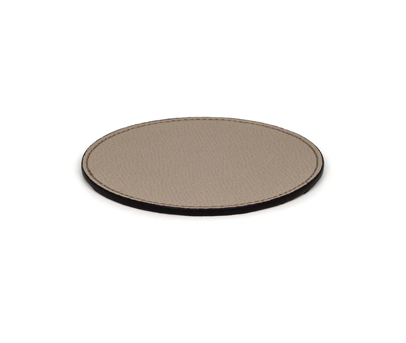 Coasters Round - Taupe - Set of 4