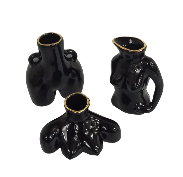 Mini Icons - Set Of 3 - Black Gold