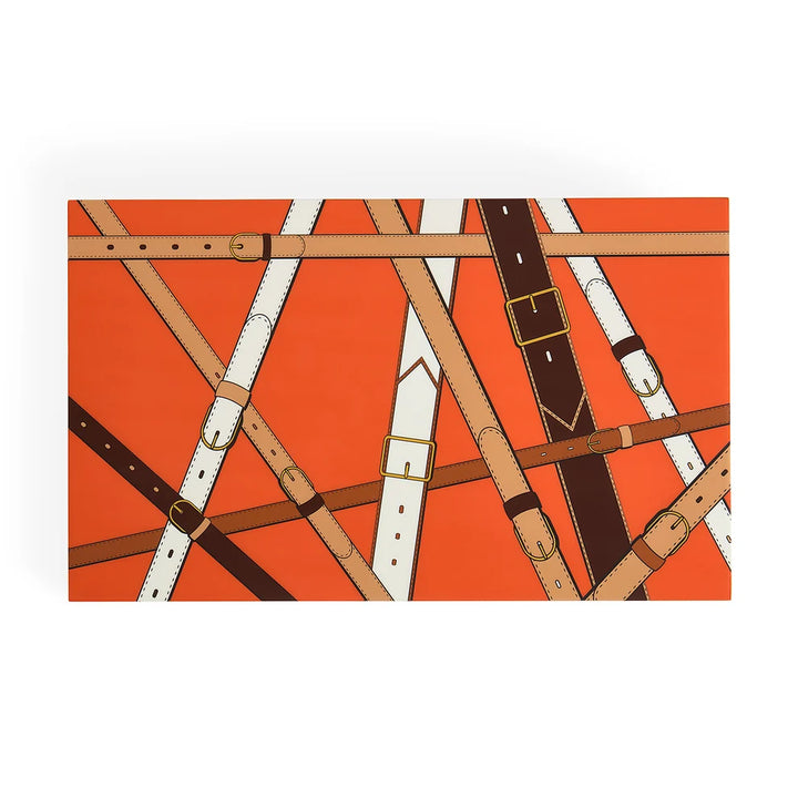 Saville Backgammon Set - Orange