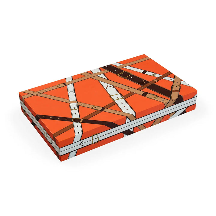 Saville Backgammon Set - Orange