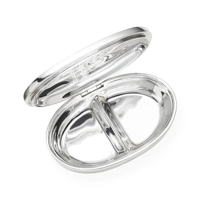 Xanax Pill Box - Silver-Plated