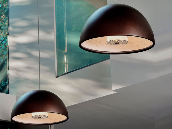 Pendant Lamp - Skygarden Small - Matt Rusty Brown