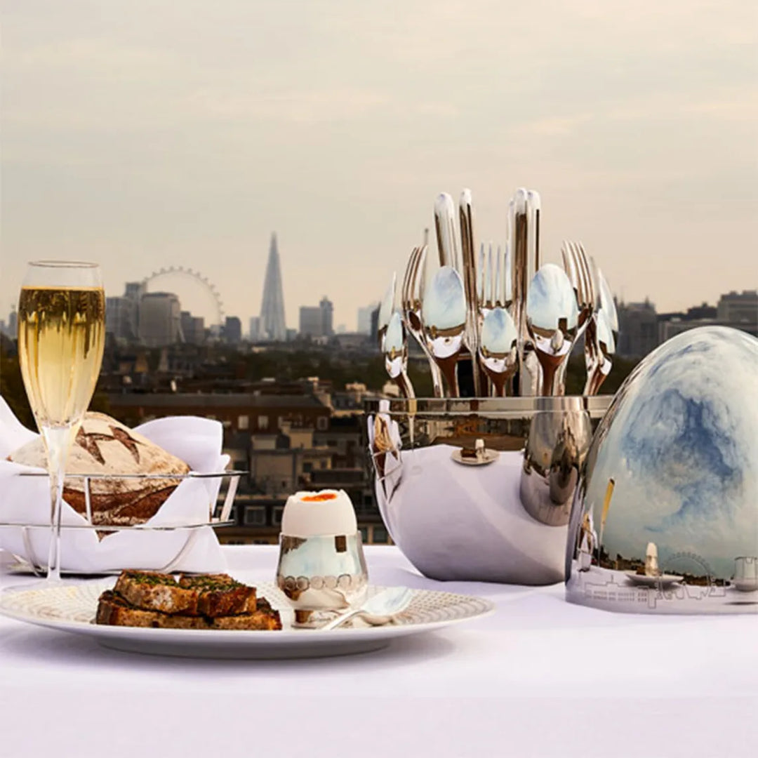 MOOD SKYLINE - 24-Piece Flatware Set Shanghai - Silver