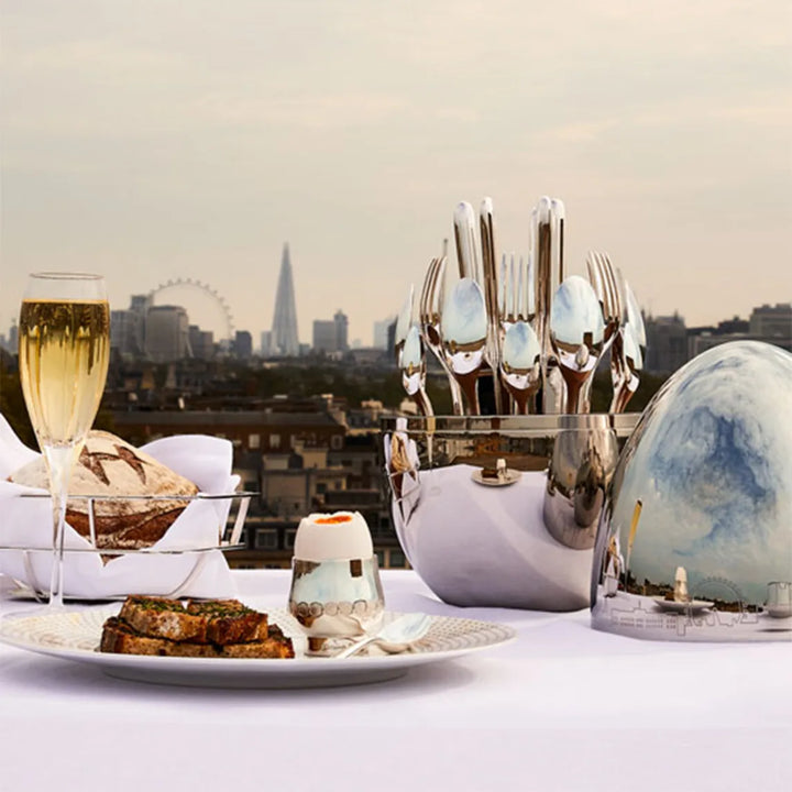 MOOD SKYLINE - 24-Piece Flatware Set Shanghai - Silver