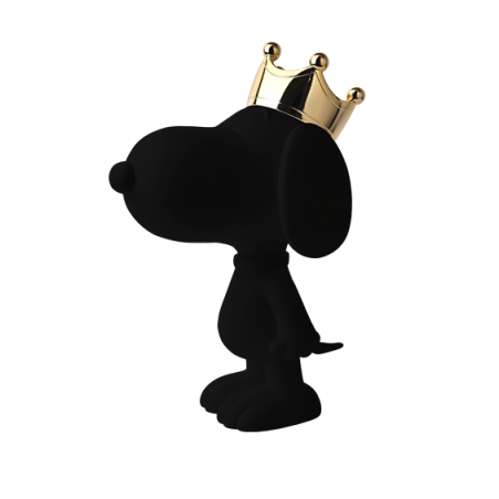 Snoopy Crown - Black & Gold - 31cm