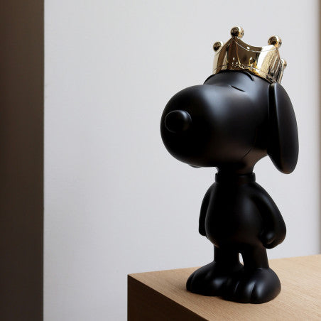 Snoopy Crown - Black & Gold - 31cm