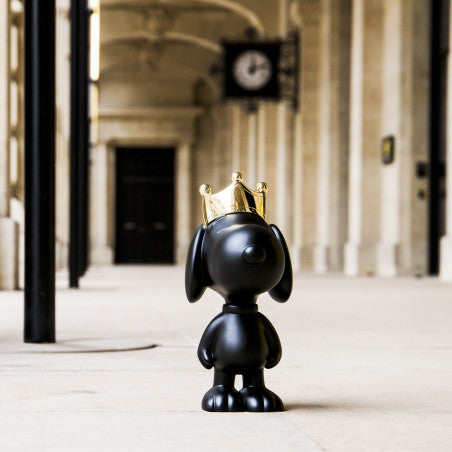 Snoopy Crown - Black & Gold - 31cm