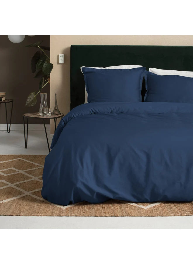 Dreamer Duvet Cover - Satin Navy