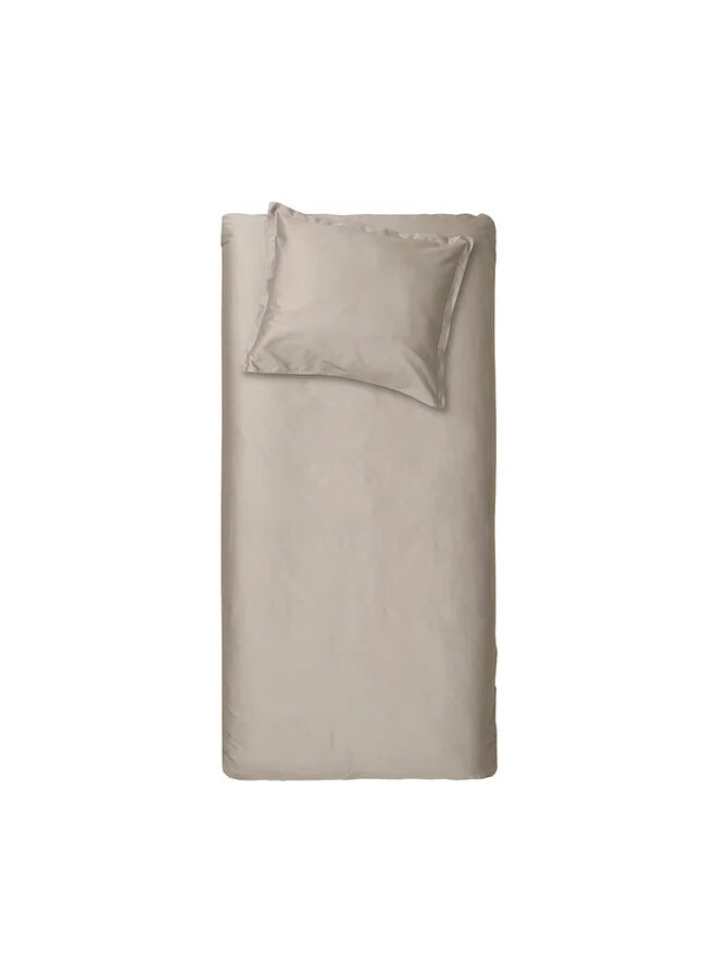 Dreamer Duvet Cover - Satin Taupe