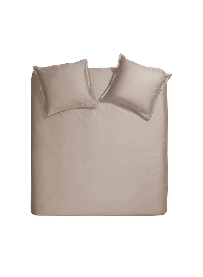 Dreamer Duvet Cover - Satin Taupe