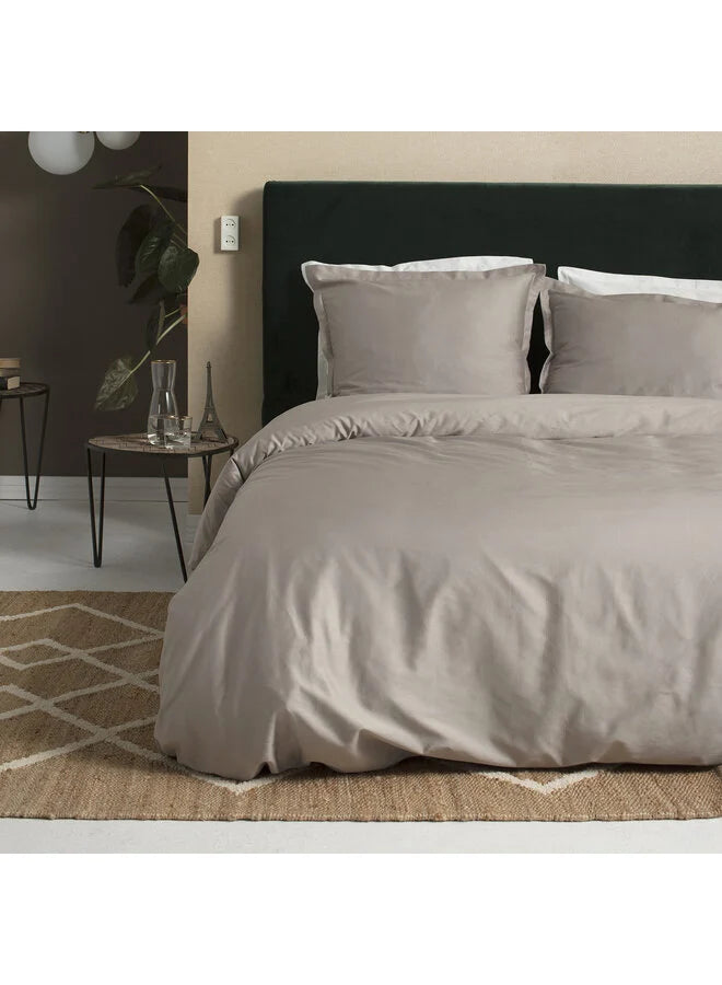 Dreamer Duvet Cover - Satin Taupe