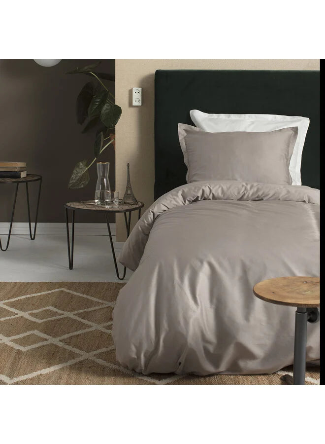 Dreamer Duvet Cover - Satin Taupe