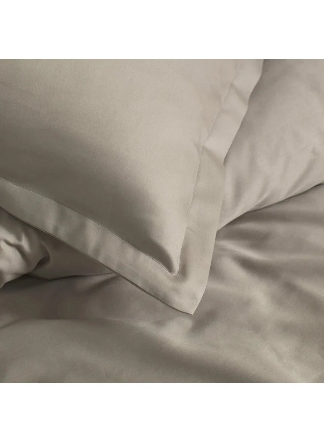 Dreamer Duvet Cover - Satin Taupe