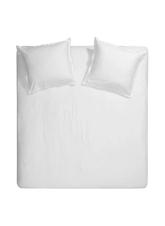 Dreamer Duvet Cover - Satin White