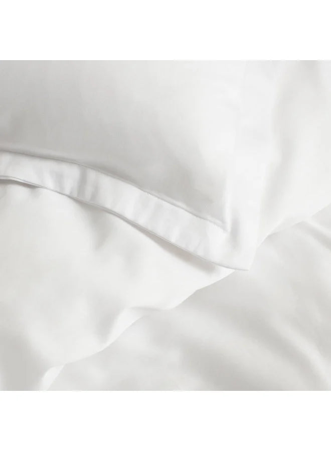 Dreamer Duvet Cover - Satin White