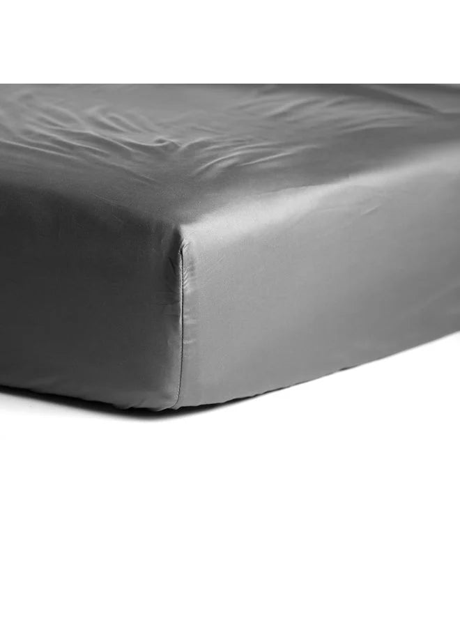 Dreamer Fitted Sheet - Satin Anthracite