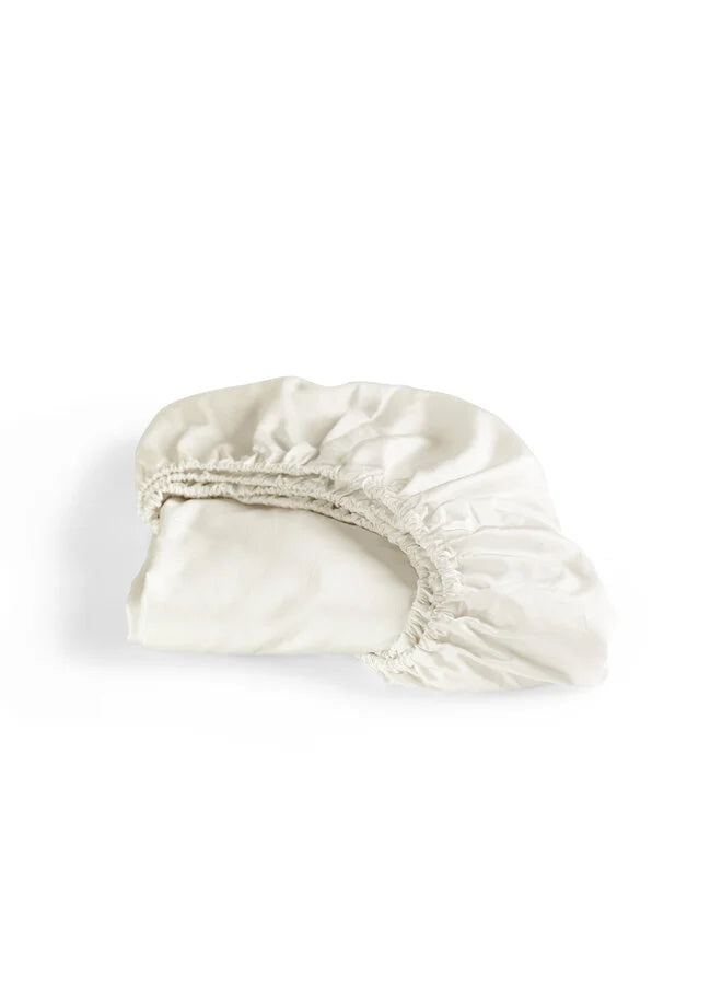 Dreamer Fitted Sheet - Satin Ivory