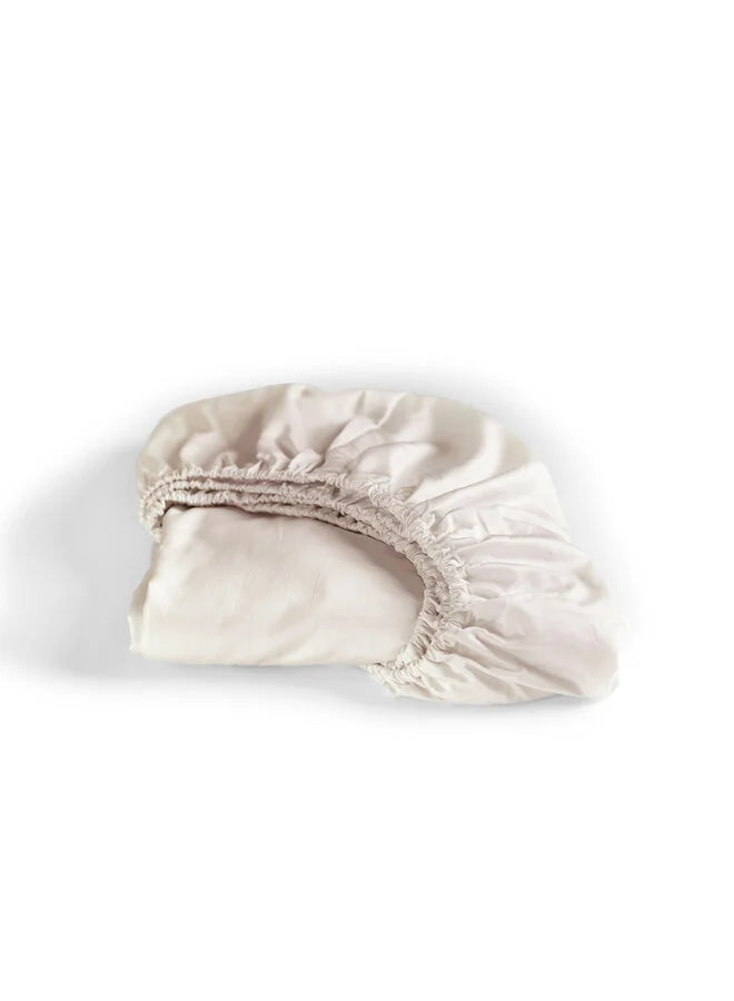 Dreamer Fitted Sheet - Satin Light Sand