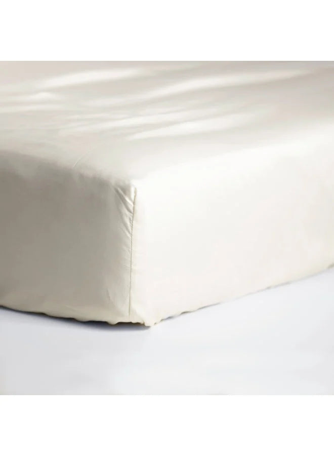 Dreamer Fitted Sheet - Satin Light Sand