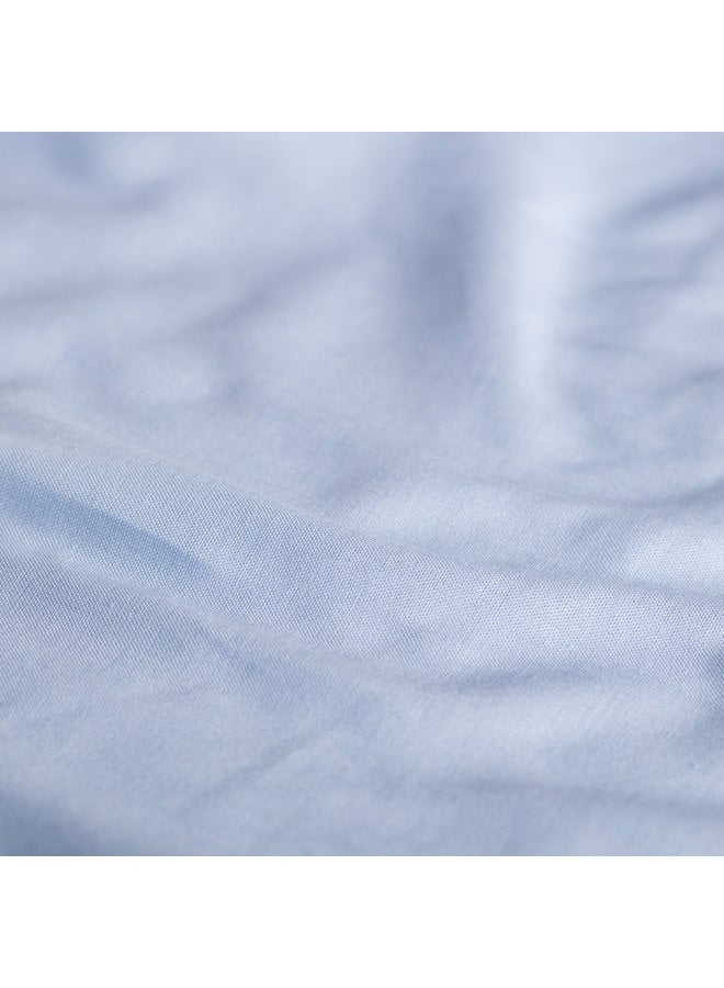 Dreamer Fitted Sheet - Satin Light Blue