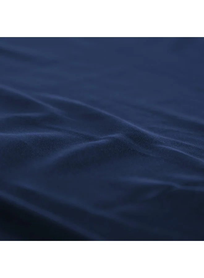 Dreamer Fitted Sheet - Satin Navy