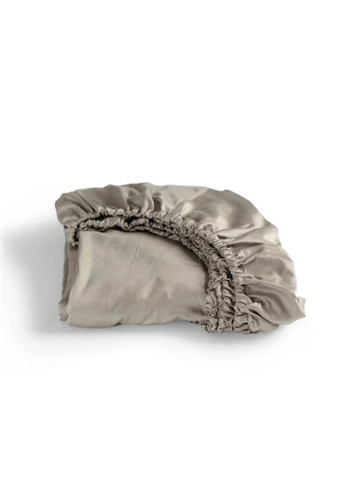 Dreamer Fitted Sheet - Satin Taupe
