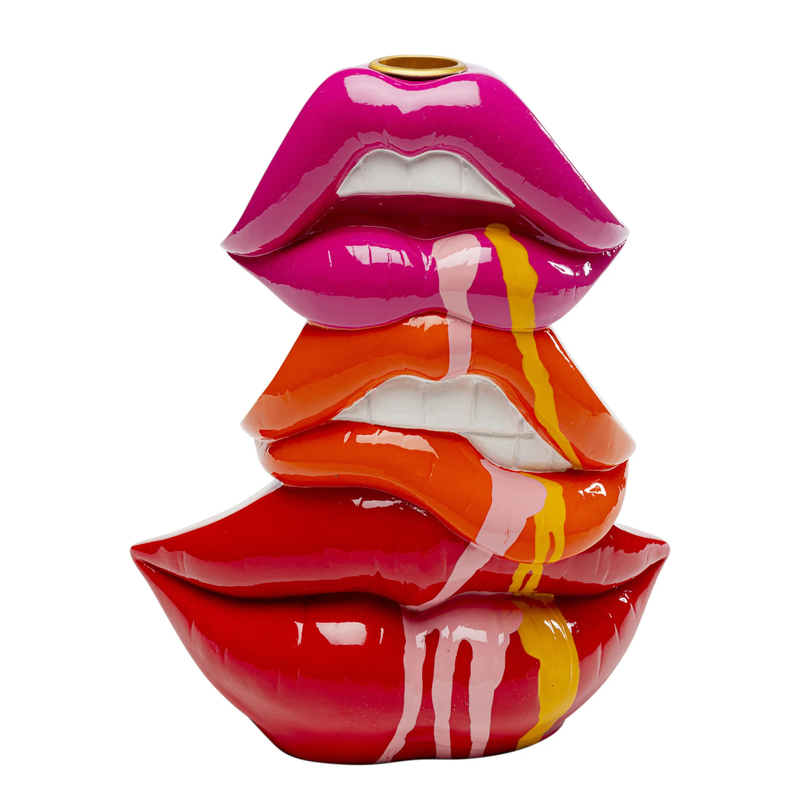 Candle holder - Lips - 17cm