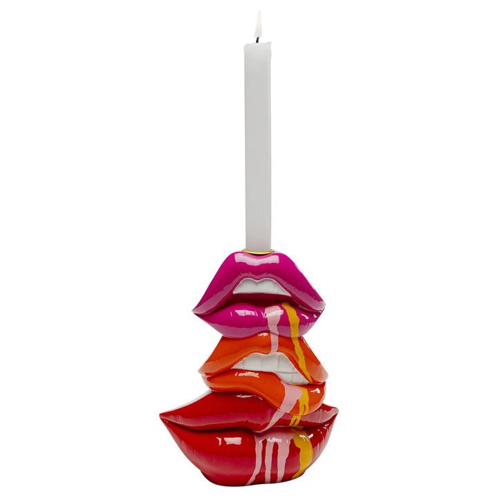 Candle holder - Lips - 17cm