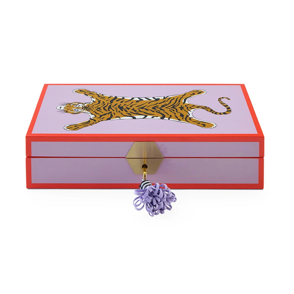 Tiger - Lacquer Jewelry Box