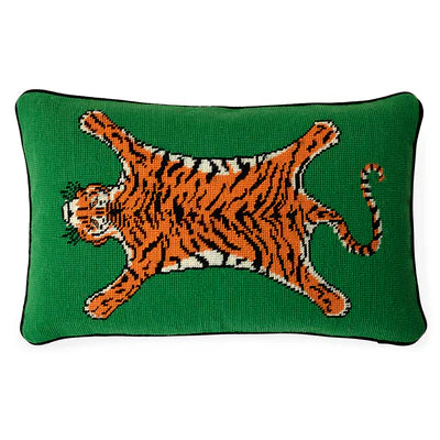 Tiger Needlepoint Cushion