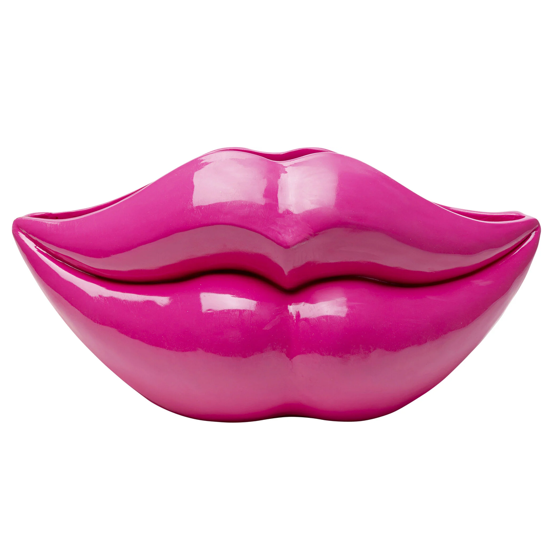 Vase - Lips - Pink - 28cm