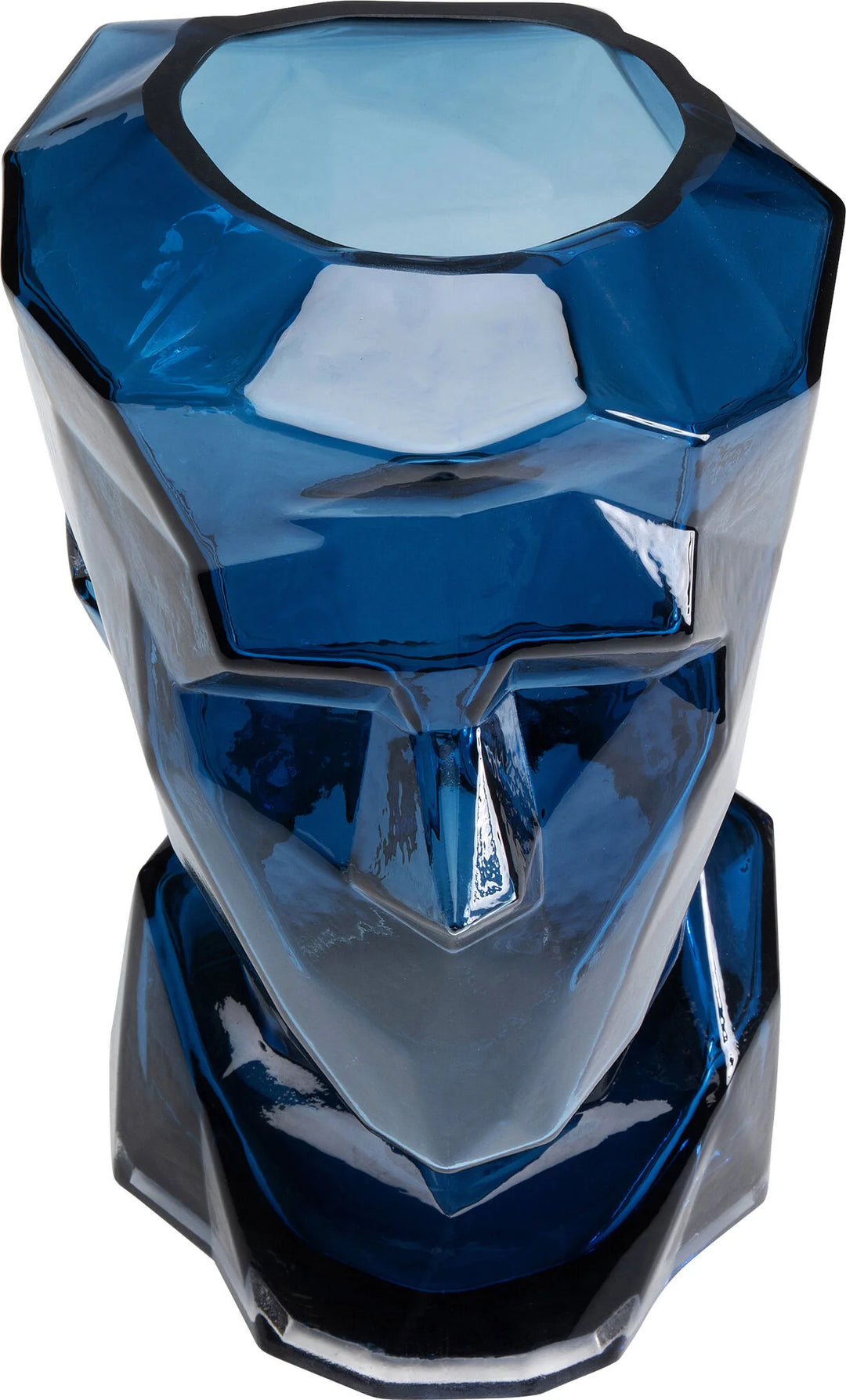 Vase - Prisma Face - Blue - 30cm