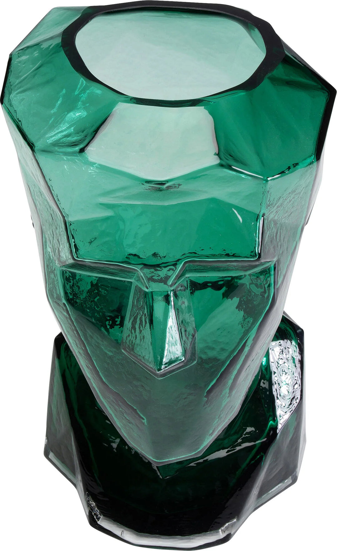 Vase - Prisma Face - Green - 30cm