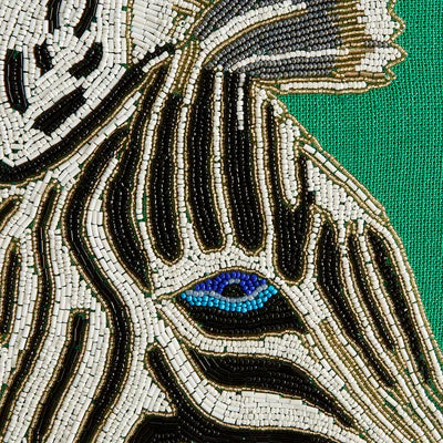 Zebra Beaded Art