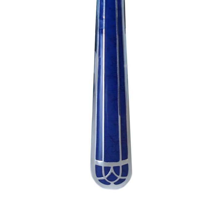 Talisman - Standard Spoon Marbled Blue - Silver Plated